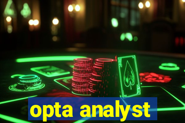 opta analyst